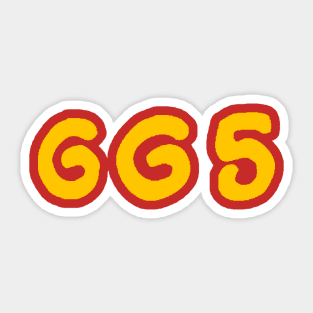 6 6 5 Sticker